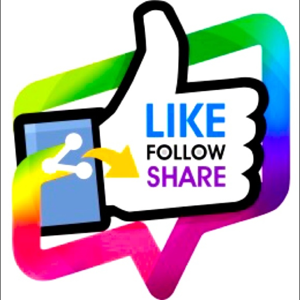 Like, follow, & share!